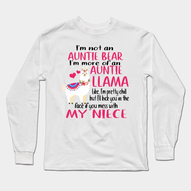 Auntie Bear My Niece Long Sleeve T-Shirt by Cortes1